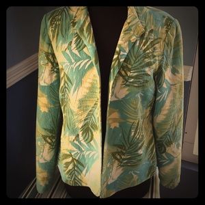 Blue & green blazer