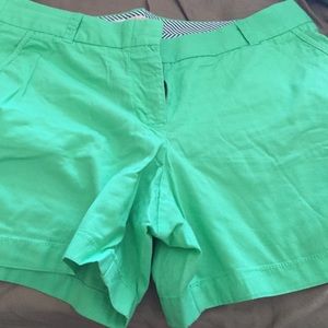 Summer time Green color J crew Short beautiful
