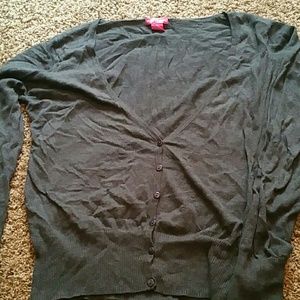 Heather grey cardigan
