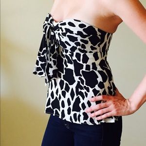 Nanette Lepore Cow Print Top