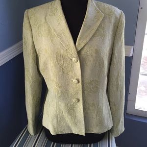 Green suit jacket