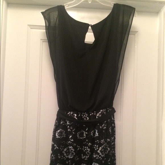 Cute black and silver party dress - Picture 2 of 4