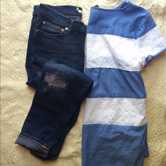 Zara distressed skinny ankle jeans - Picture 3 of 4