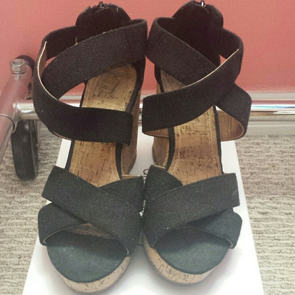 New York & Company Shoes - Black Wedges
