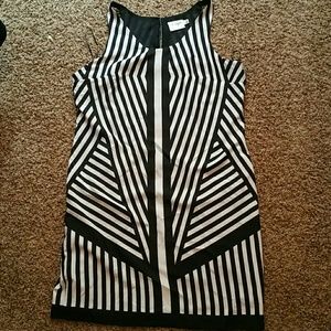 🎆sold🎆Black and white striped dress