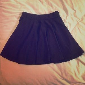 Black skater skirt