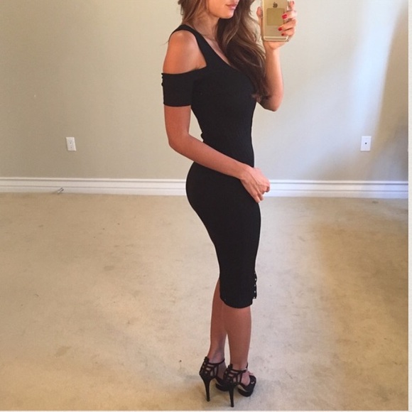 • SOLD • Black Button Down Dress M - Picture 4 of 4