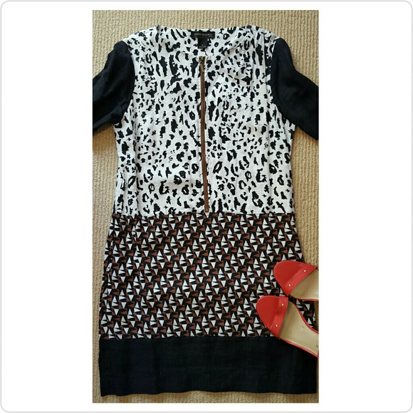 {•Duro Olowu linen animal print summer sheath•}