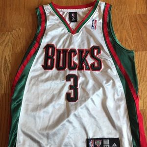 Stitched Milwaukee Bucks Brandon Jennings Jersey