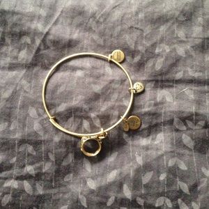 Alex and Ani crown charm bracelet