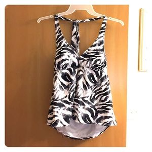 Zebra Print Tankini