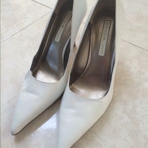 White Bandolino heels