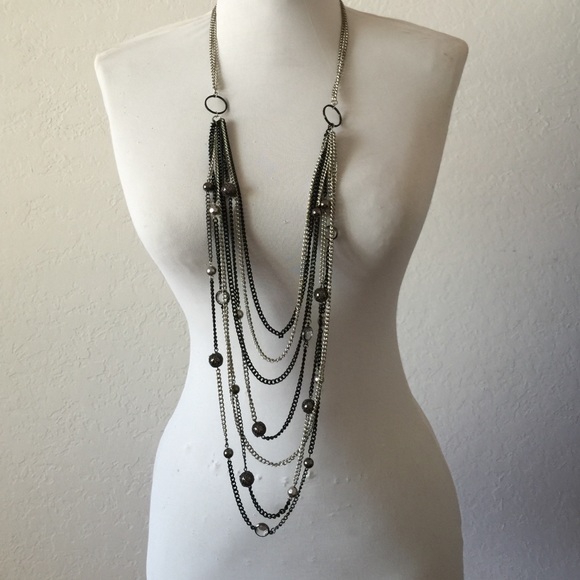 Tri-color necklace