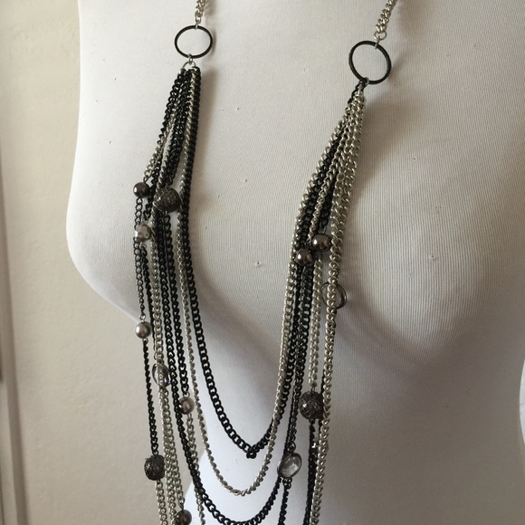 Tri-color necklace - Picture 2 of 3