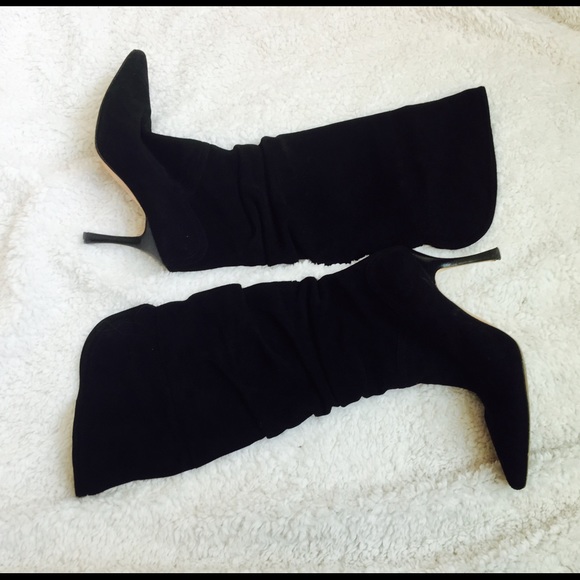Manolo blahnik size 8 suede boots - Picture 1 of 4