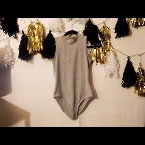 Forever21 Grey Bodysuit