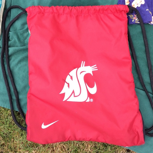 WSU drawstring bag