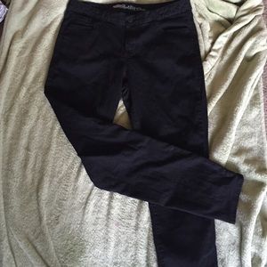 Rockstar mid rise black skinnies