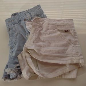 2 DENIM BUNDLE OF JEANS SHORTS