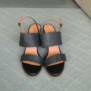 Sonoma black wedge sandals