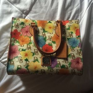 Floral Designer Handbag