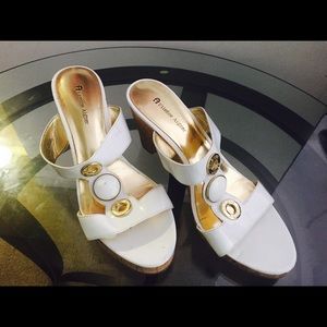 Beautiful white sandals