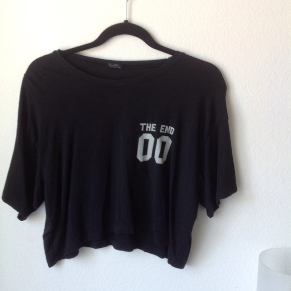 Brandy Melville Tops - Brandy Melville The End Top Black