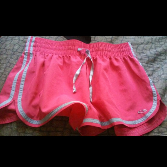 Super cute Neon colored gym shorts.