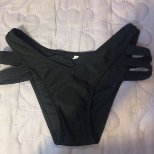 Black Strappy Bikini (bottoms)