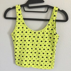 Neon Green Crop Top