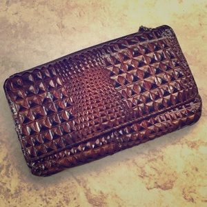 Brown leather wallet