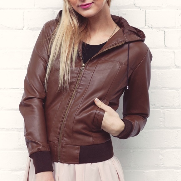 ❌HOLD❌Dark brown leather jacket and black peacoat