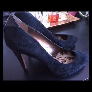 Sam Edelman Velvet/ Suede Heals- barely worn