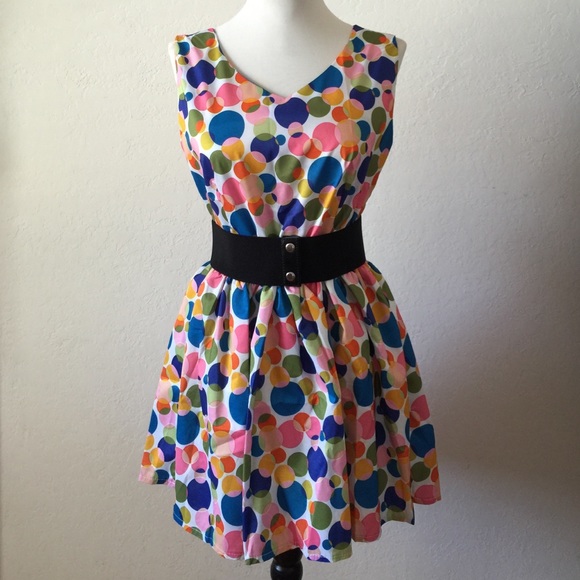 Color Polka dots dress