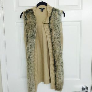 HM Faux Fur Vest