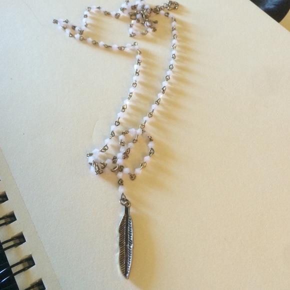 Feather necklace
