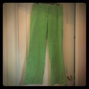 BCBG green flare pants