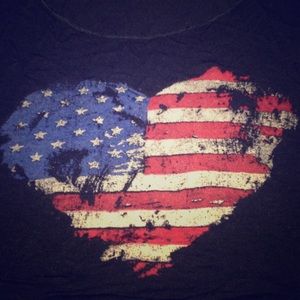 NWOT, vintage American flag crop top 💋💋💋