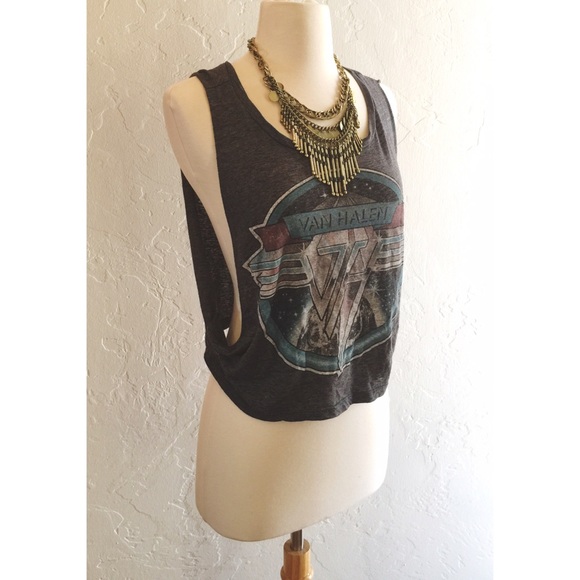 Forever 21 Tops - Van Halen Crop