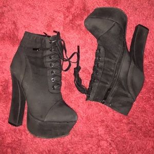 Black booties