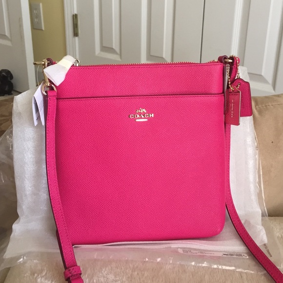 Coach Handbags - Sold-Authentic Coach Textured Leather NS Swingpack