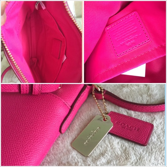 Sold-Authentic Coach Textured Leather NS Swingpack - Picture 3 of 4