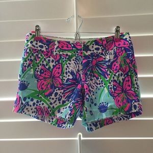EUC Lilly Pulitzer In the Garden shorts size 0