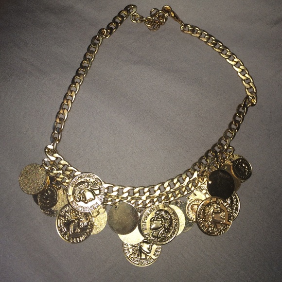 Beautiful Grecian Coin Necklace