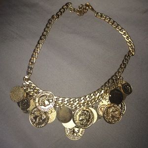 Beautiful Grecian Coin Necklace