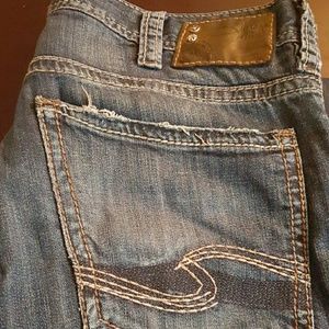 Mens Silver Jeans