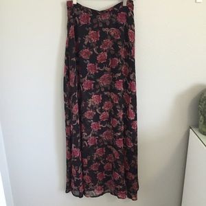 Floral Maxi Skirt