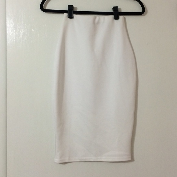Missguided Scuba Midi Skirt