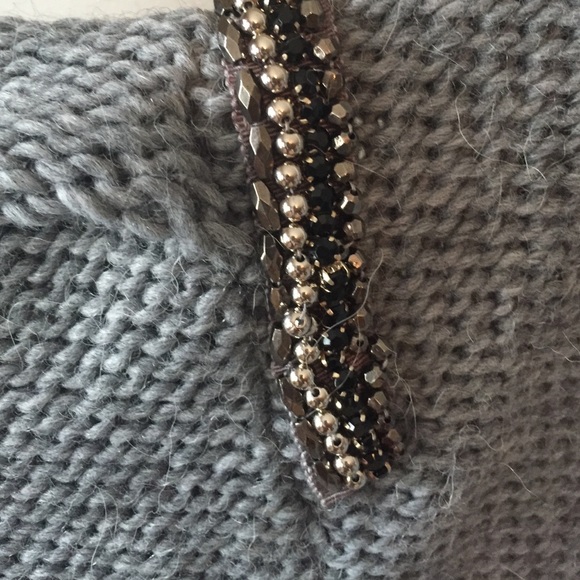Zara Beaded Knit Sweater - Picture 3 of 4