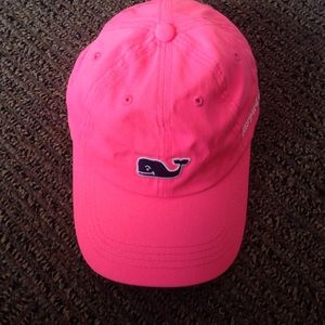 Vineyard vines neon pink hat